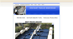 Desktop Screenshot of discounttrailerwarehouse.net