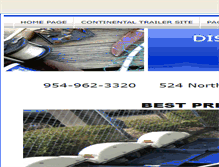 Tablet Screenshot of discounttrailerwarehouse.net